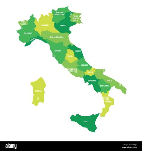 Italy Map Regions