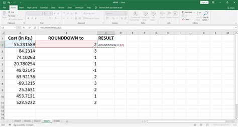 Image result for How to Round Off Normal Numbers in Excel