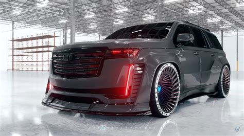 Widebody Caddy Escalade-V Feels One Digital Step Away From Turning a Killer Machine - autoevolution