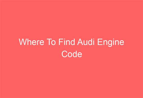 Image result for Audi Build Code