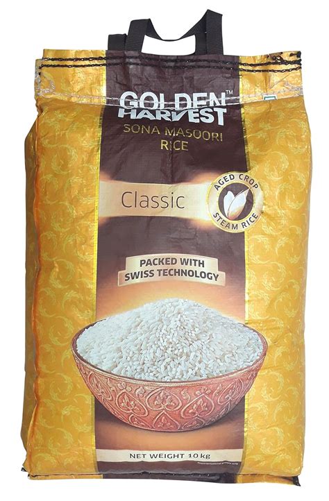 Golden Harvest Sona Masoori Rice - Classic, 10kg Bag : Amazon.in ...