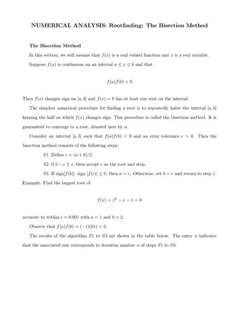 Bisection Method for Finding Roots Python 的图像结果