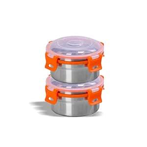 Buy Sumeet Stainless Steel Container - 600 ml, 2 Pieces, Steel Online ...