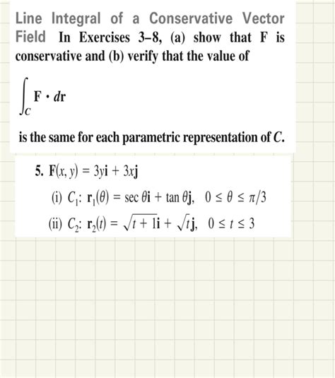 Image result for Line Integral of Conservative Field