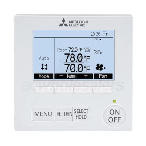 Mitsubishi PAR-40MAAU Programmable Wall Mounted Wired Remote Controller