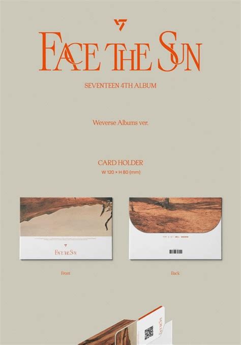 Buy SEVENTEEN FACE THE SUN 4th Album Weverse Platform Album Version ...