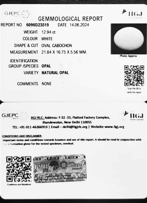 12.94/CT Natural Fire Opal with Govt. Lab Certificate-4551 | Gem Selections