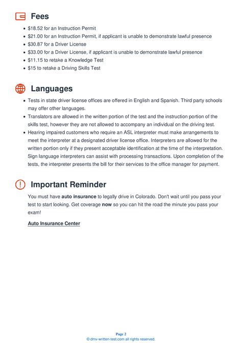 FREE Colorado Permit Test - Real 2025 DMV Test Questions