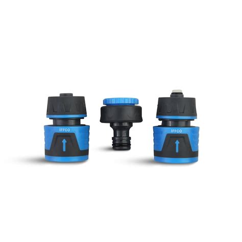 IFFCO Urban Gardens - Hose Connectors - Set of 3 - Garden Water Hose ...