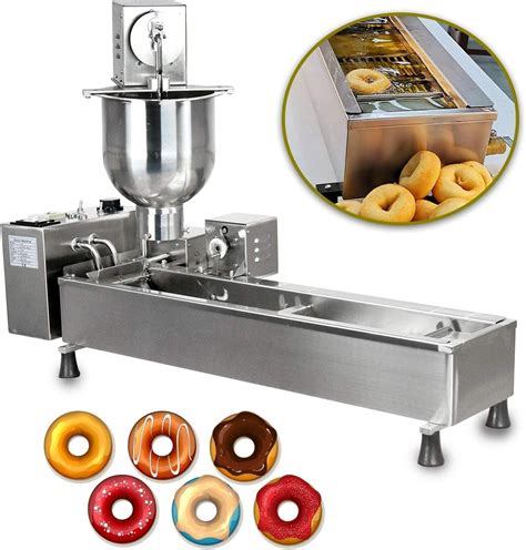 Amazon.com: Commercial Automatic Donut Making Machine, Single Row Auto ...