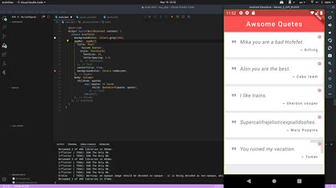 Android Emulator On Visual Studio Code 的图像结果