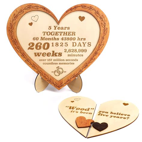 5th Anniversary Gift For Husband