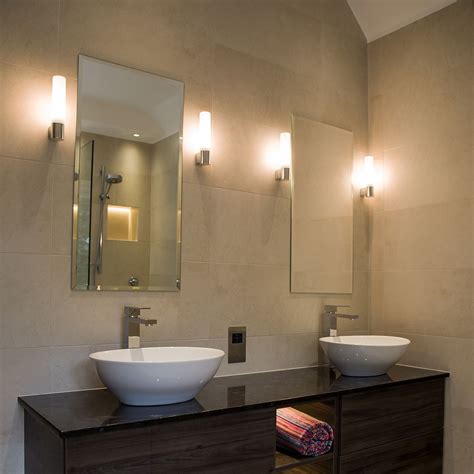 Astro Bari Polished Chrome Bathroom Wall Light at UK Electrical Supplies.
