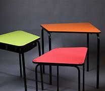 Image result for Wood Storage School Table