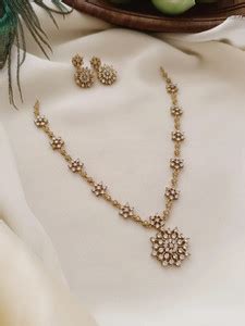 YIMBLI Traditional Wedding Wear Necklace/Jewellery Set For Women and ...