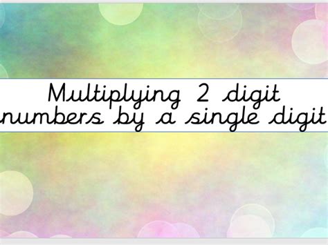 Image result for Multiplying 2-Digit by 1 Digit