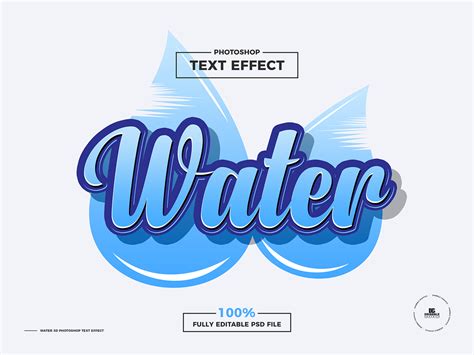 Image result for Water Text Photoshop Tutorial