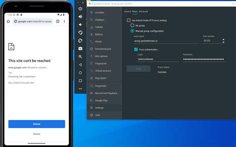 Image result for Android Emulator Proxy