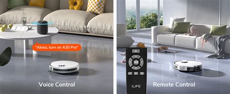 ILIFE A30 Pro Robotic Vacuum Cleaner with Self-Empty Station, 5000Pa ...