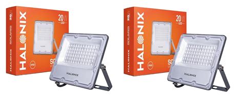 Halonix Aluminium 20W Solaris Waterproof Outdoor LED Flood Light ...