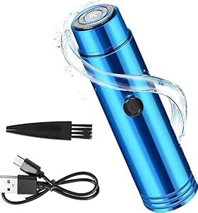Vrishay Portable Electric Shaver for Men | Dual-edge Blades | USB ...