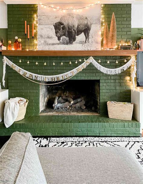 19 Painted Brick Fireplace Ideas To Keep Your Home Cozy And Stylish