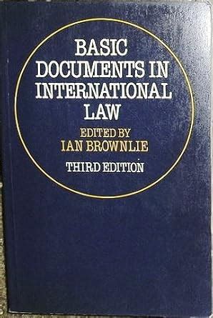 Buy Basic Documents in International Law Book Online at Low Prices in ...