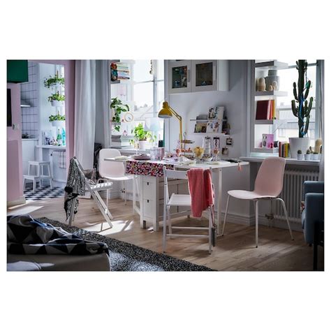 NORDEN Gateleg table, white, 26/89/152x80 cm (101/4/35/597/8x311/2") - IKEA