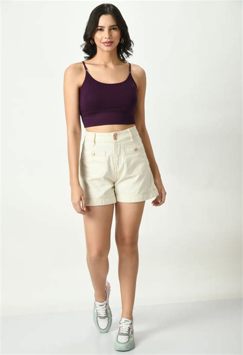 Rib Crop Top #7041 – Evora Retail Pvt. Ltd.