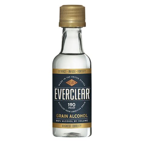 Everclear Alcohol 190 Proof Grain Alcohol (50 ml) Delivery or Pickup ...