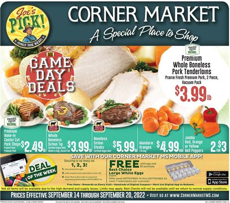 Corner Market Ad Circular - 09/14 - 09/20/2022 | Rabato