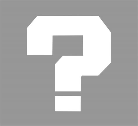 Mario Question Mark PNG, SVG, Digital Download - Etsy