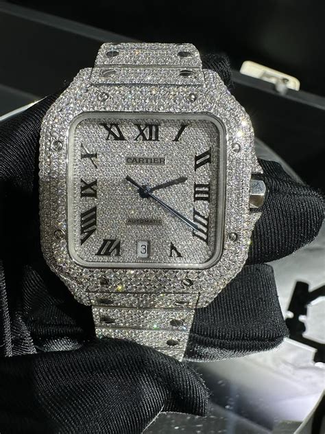 Moissanite Cartier Watch – Iced Out Luxury Collection – iMaxBudsWatch