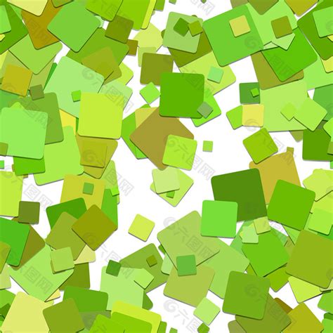 绿色黄色正方形叠加背景背景素材免费下载(图片编号:8695376)-六图网