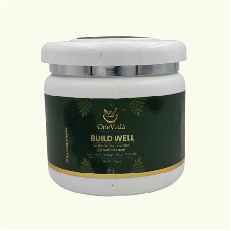 OneVeda Build Well – Ayurvedic Weight Gain Mushroom Powder, 100% Plant ...