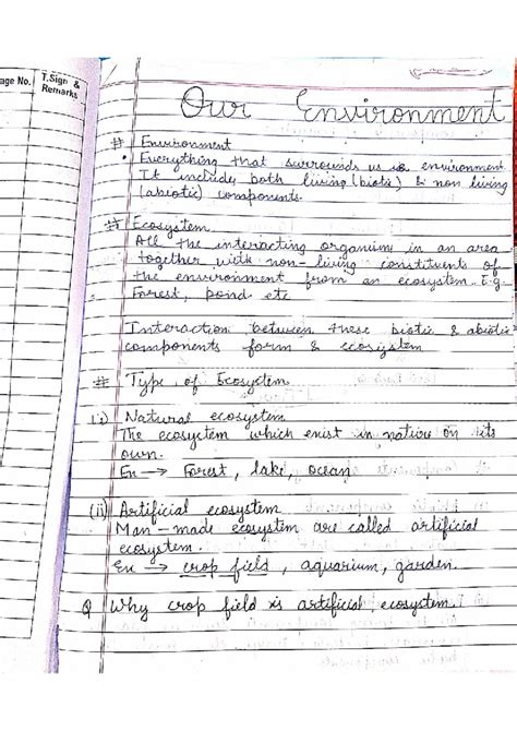Our Environment - Ecosystems, Energy Flow, and Waste Management (Course ...