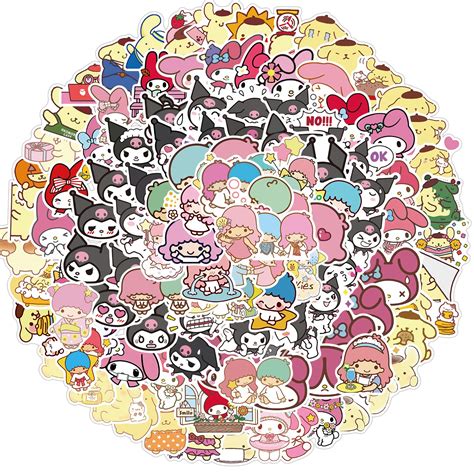 Buy YuanKanJu Kawaii Cute Cartoon Stickers 200 Pcs Waterproof Including ...
