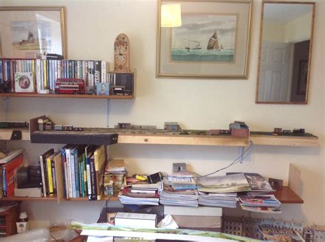 Image result for Model Railroad Shelf Layout