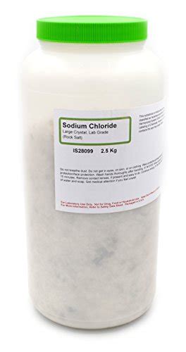 Buy Crystalline Laboratory-Grade Sodium Chloride, 2.5kg - The Curated ...