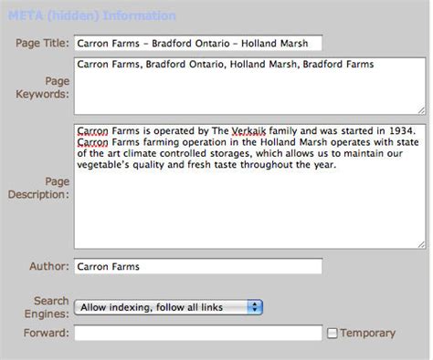 Image result for Meta Element Examples