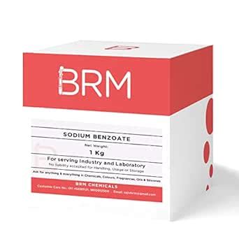 BRM Chemicals Sodium Benzoate - 1 KG For Soap Making, Shampoo ...