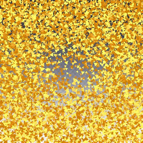 Confete de ouro em vermelho. Partículas de poeira dourada isoladas ...