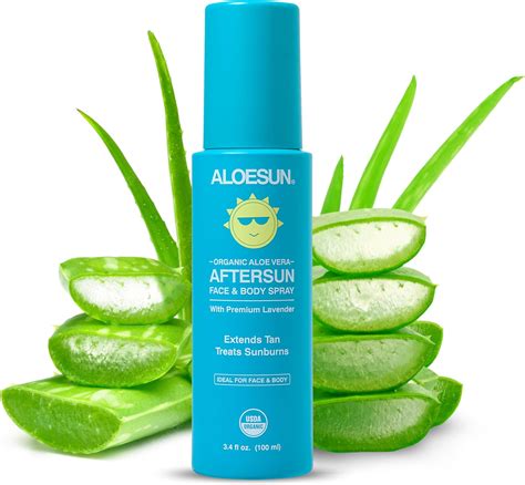 Amazon.com : NEW Cooling After Sun Spray with Aloe Vera - For Skin ...