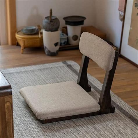 Prayan Teak Wood Floor Yoga Tatami Chair | Saaj Sajawat