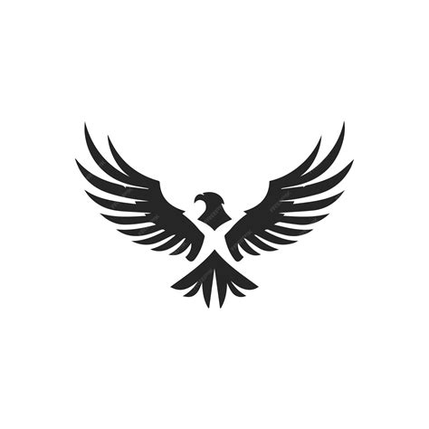 Premium Vector | Modern and minimalist eagle logo design vector black ...