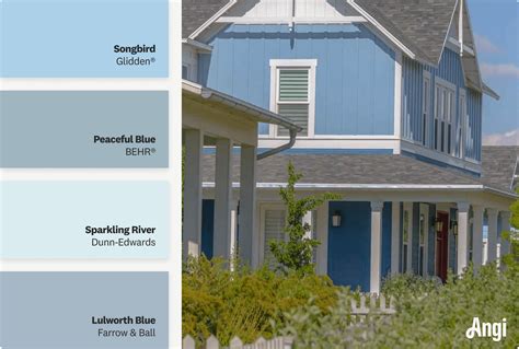 Blue Exterior House Paint Colors | Angi