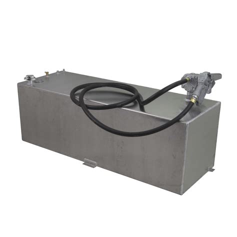 RDS Aluminum Transfer Fuel Tank, 60-Gallon, Vertical Rectangular, Black ...