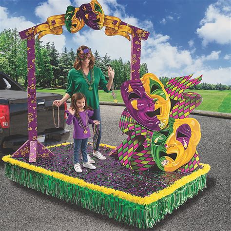 Fun Express Mardi Gras Parade Float Deluxe Decorating Kit 10 Pieces ...