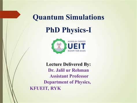 Image result for Quantum Lecture