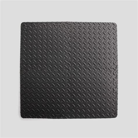 (1 Pack) Phoenix Fitness Floor Tiles - Black PHOENIX FITNESS | Decathlon